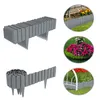 XMTECH 2,3m Palissade de jardin aspect bois, bordure de Voir les images du produit 1