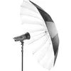 WALIMEX Parapluie Reflex noir/blanc, 180cm Voir les images du produit 9