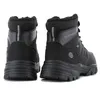 Two black winter boots shown from the back and side. Anteprima dell’immagine prodotto