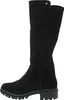 A black women's boot shown from the side. Voir les images du produit