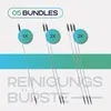 Marketing image showing bundles of cleaning brushes for coffee machines. Produktbild-Vorschau