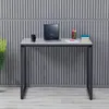 MMX METAL Schreibtisch aus Metall, Hellgrau farbene Platte Produktbild-Vorschau 9