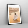 Gerahmtes Poster - Schwarzer Rahmen - Wüste Düne Frau - Produktbild-Vorschau 8