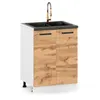ULWEHOME | Spülenunterschrank 60 cm Eiche Wotan, Produktbild-Vorschau 1