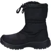 A black winter boot shown from the side. Anteprima dell’immagine prodotto