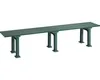 Blome Gartenbank Mono ll, 4-Sitzer, Pflegeleichte Produktbild-Vorschau 1