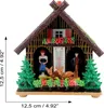 Wetterhaus Thermometer Schwarzwald 04 Grasdach mit Reh Produktbild-Vorschau 5