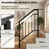 KOMFOTTEU 2er Set Treppengeländer für 3 Stufen, Handlauf Produktbild-Vorschau 2