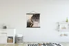 MuchoWow® Textilposter Abstrakt - Würfel - Gold - Muster - Produktbild-Vorschau 2