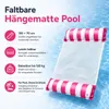 Aufblasbare Wasserhängematte Schwimmbett Wasserliege Produktbild-Vorschau 3