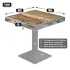 BRASIL | Gastro Tischplatte | B:T 80 x 80 cm | Sheesham | Produktbild-Vorschau 2
