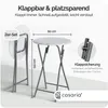 CASARIA® Stehtisch 2er Set Klappbar Höhe 110cm Ø 60cm Produktbild-Vorschau 2