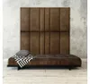 Wandkissen Preston braun Leder-Optik 15 x 90 cm Produktbild-Vorschau 1