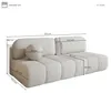 Polstersofa  aus Bouclé, Sofa mit Schlaffunktion und Produktbild-Vorschau 7