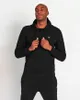 Lyle Scott Herren Fleece Kapuzenpullover Schwarz : Größe - Produktbild-Vorschau 8