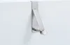 A stainless steel hook hanging on a white surface. Produktbild-Vorschau