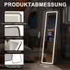 Specchio a LED per il bagno, illuminazione completa, Anteprima dell’immagine prodotto 3