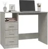 A desk with drawers and a laptop on top, placed on a white background. Anteprima dell’immagine prodotto