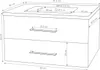 Premium Waschbecken + Unterschrank MCW-D16, Waschbecken Produktbild-Vorschau 7