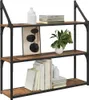 vidaXL Wandregal Wandhalterung Altholz 80 x 21 x 78,5 cm Produktbild-Vorschau 3