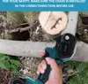 Mini Kettensäge, 4 Zoll Mini Kettensäge Elektro mit 2 Akku, Produktbild-Vorschau 4