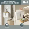 eluno Papierhandtuchspender mit Deckel, Handtuchhalter für Produktbild-Vorschau 2