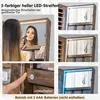 COSTWAY Schmuckschrank mit Spiegel, Schmuck Spiegelschrank Produktbild-Vorschau 2