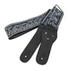 Sangle de guitare style vintage avec broderie, réglable en Voir les images du produit 3