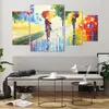 Bilder auf glas - Park Straße Regen - 160x90cm - Glasbilder Produktbild-Vorschau 6