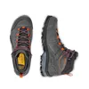 Wanderschuhe "TX Hike Mid Leather Gtx" von La Sportiva in Grau mit orangen Akzenten und Schnürsenkeln. Anteprima dell’immagine prodotto