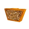 HOME DELUXE - Rdzawy schowek na drewno - PAULO - 160x40x60 Podgląd zdjęcia produktu 6