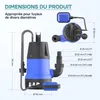 Čerpadlo na špinavú vodu 400 W 7500 l/h Ponorné čerpadlo Náhľad obrázku produktu 4