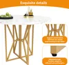 Table de salle à manger ronde Sweiko (80 x 80 x 76 cm), Voir les images du produit 9