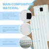 Close-up views of mop pads with descriptive text highlighting their features. Produktbild-Vorschau