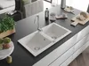Mexen Mario Évier 2 cuves en granit 820 x 436 mm, blanc - Voir les images du produit 2