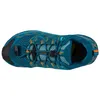 Wanderschuh für Kinder "Ultra Raptor II JR" von La Sportiva in Blau mit orangefarbenen Akzenten und Schnellschnürsystem. Anteprima dell’immagine prodotto