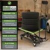 Scherenhubwagen hydraulisch 225 kg Tragkraft Hubbereich Produktbild-Vorschau 8