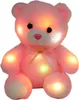 Kuscheltier Leuchtbär - 7 Farben Leuchtend, Rosa - Geschenk Produktbild-Vorschau 1