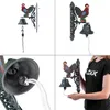 KADAX Campanello da porta in ghisa, Campanello da giardino Anteprima dell’immagine prodotto 9