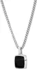 Modisches Stahlcollier mit Onyx Odell 1580648 Produktbild-Vorschau 2