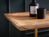 WOHNLING Beistelltisch Mango Massivholz Echter Marmor Produktbild-Vorschau 4