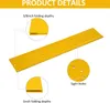 A yellow metal bending tool with callouts highlighting its features. Náhled obrázku produktu