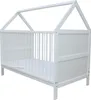Babybett Kinderbett Juniorbett Bett Haus 140x70cm mit Produktbild-Vorschau 2