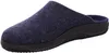 A single blue slipper with a black sole is shown against a white background. Voir les images du produit