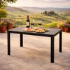 DEGAMO Gartentisch Esstisch SORANO 125x70cm, Alu anthrazit Produktbild-Vorschau 2