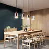 Globo Lighting Hängeleuchte MDF Holzoptik dunkel, Glas Produktbild-Vorschau 4
