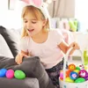 24er Set Ostereier mit Aufzieh-Tier Spielzeug – Bunte Produktbild-Vorschau 2