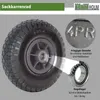 Sackkarrenrad Luftrad 260x85 mm 3.00-4 60 mm versetze Nabe Produktbild-Vorschau 2