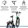 Zündapp Z517 E Bike Damenfahrrad 28 weiß/grün Produktbild-Vorschau 5