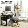 Kniestuhl, Ergonomischer Kniehocker mit Leinenoptik, Basis Produktbild-Vorschau 4
